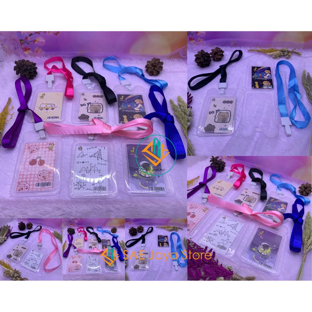 

SAE - TALI ID CARD NAME TAG PLASTIK BENING MICKEY / TALI ID CARD NAMA / ID CARD PANITIA / NAME TAG POLOS / ID CARD HOLDER