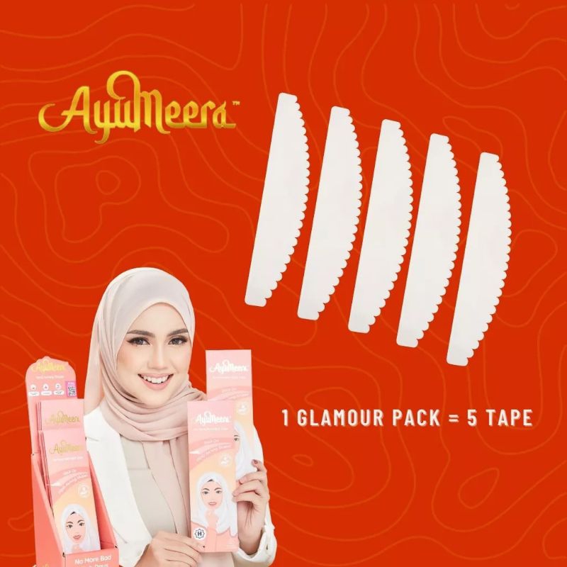 [Shopingbpn] HIJAB TAPE - HIJAB TAPE AYUMEERA "GLAMOUR" MURAH - HIJAB TAPE MEMBUAT HIJAB MELENGKUNG 