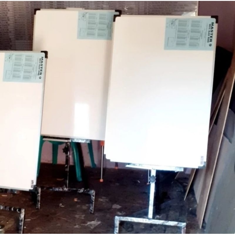 

flip chart standing segitiga 70 x 100 magnetik