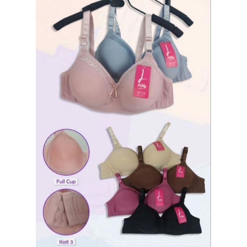BH LIDILY JUMBO A2140 CUP.C-D BUSA TIPIS TANPA KAWAT 1.PCS