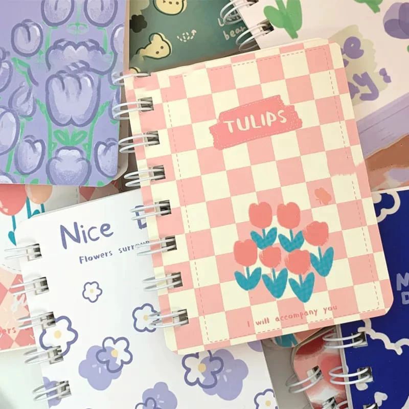 

Buku tulis Notebook Spiral A7 sakura Cherry blossom