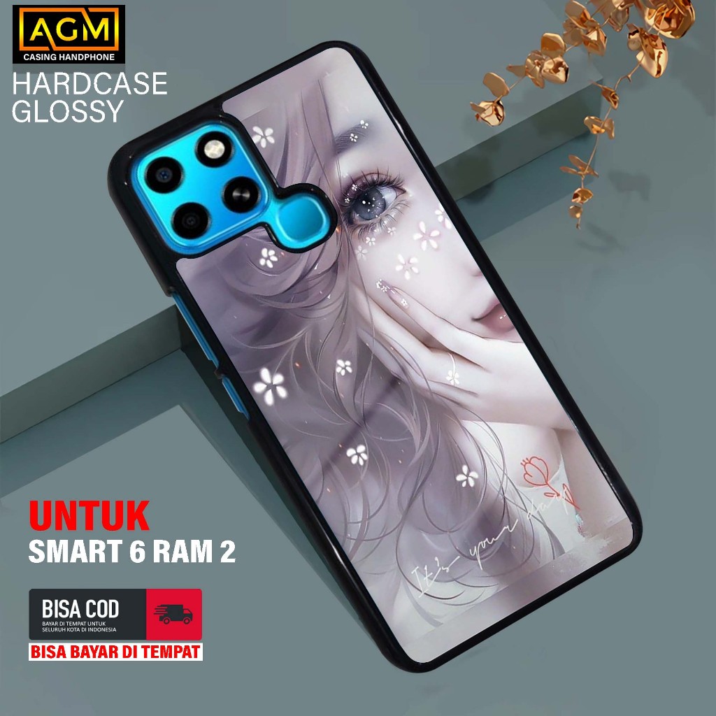 Case Infinix Smart 6 Ram 2 [GIRL] Casing infinix- Case Hp infinix Smart 6 Ram 2 Smart 6 Ram 3 Smart 