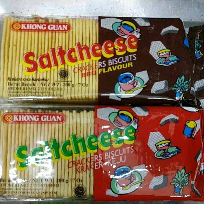 

Saltcheese Crackers Keju / Crackers Barbekiu 200g