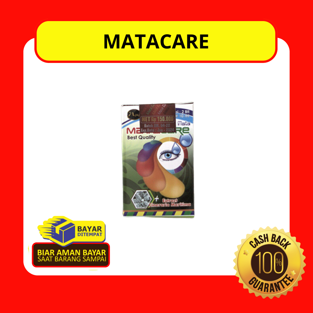 BPOM ORI MATACARE Asli 100% Obat Herbal Tetes Mata Untuk Menjaga Kesehatan Mata