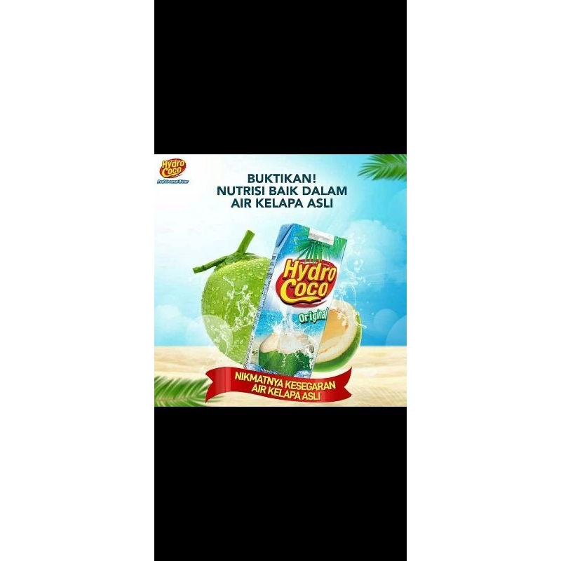 

HYDRO COCO ORIGINAL 250 ML @ 1 PCS
