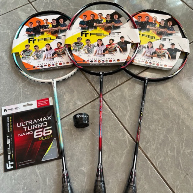 RAKET BADMINTON FELET LIGHT TECH T3 Original