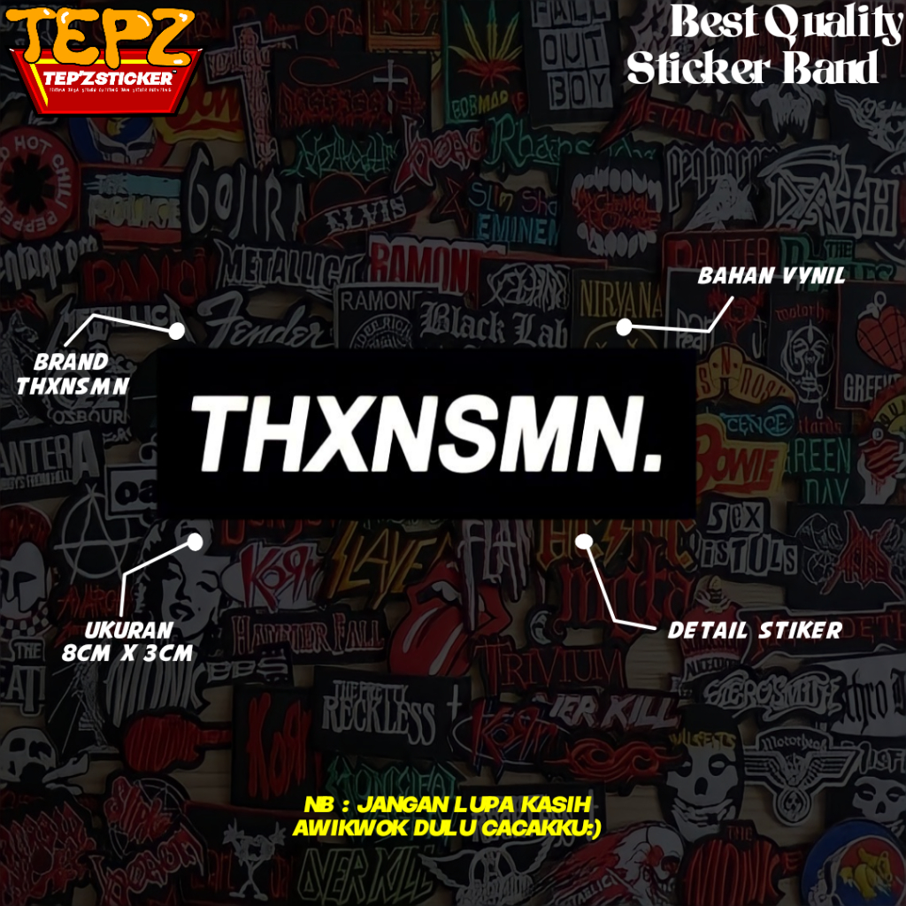STIKER STICKER (BRAND THANKSINSOMNIA) STIKER BRAND|STIKER FASHION|STIKER TUMBLR|STIKER AESTHETIC