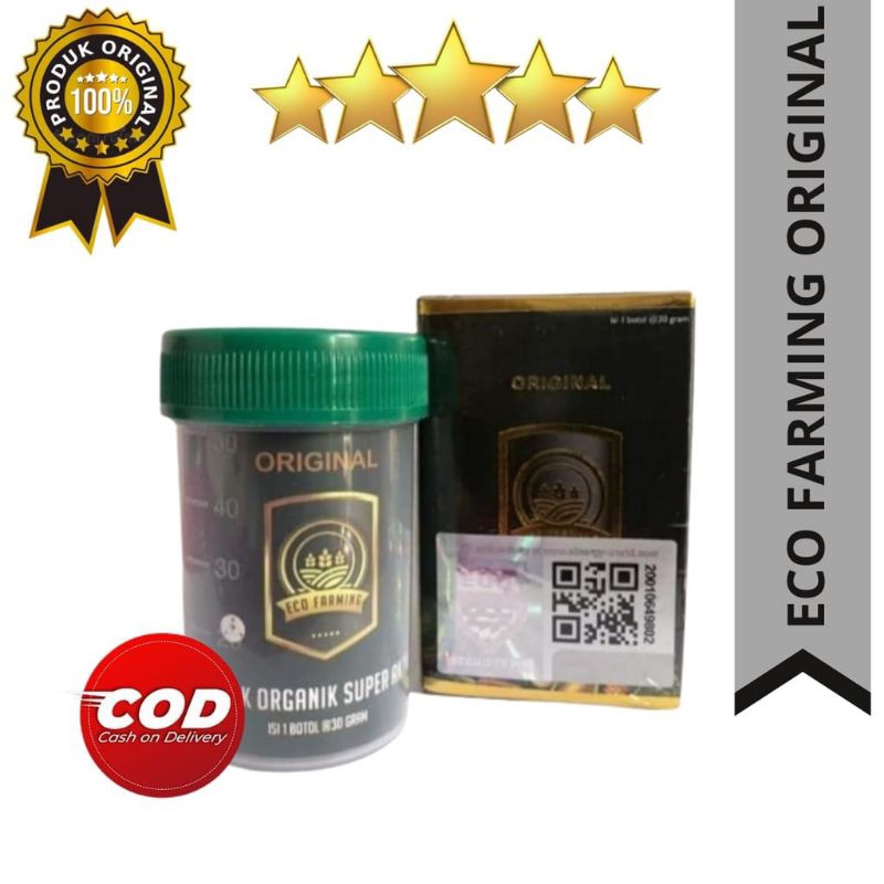 ECO farming Original 100% @30 gram- Pupuk organik super aktif