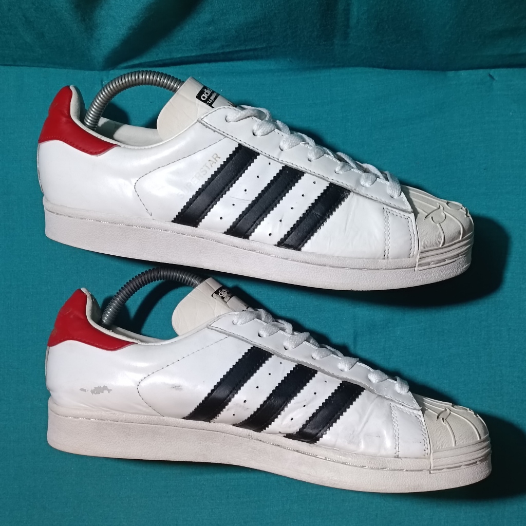 Sepatu Adidas Superstar nigo bearfoot size 42 26.5cm