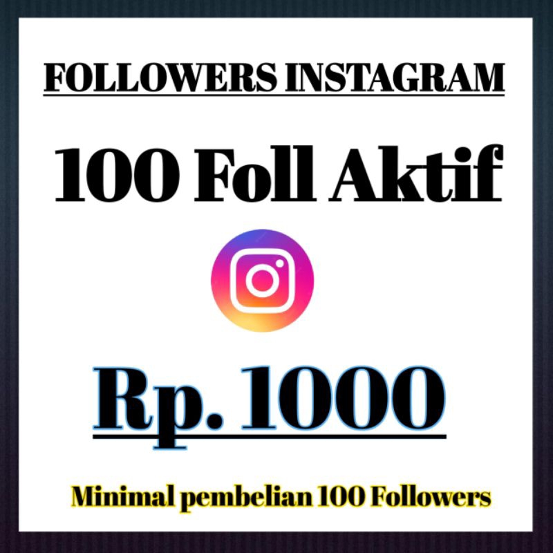 Jasa Followers Instagram Permanen Real Aktif Super Fast Bisa Lihat Story Kualitas Hq