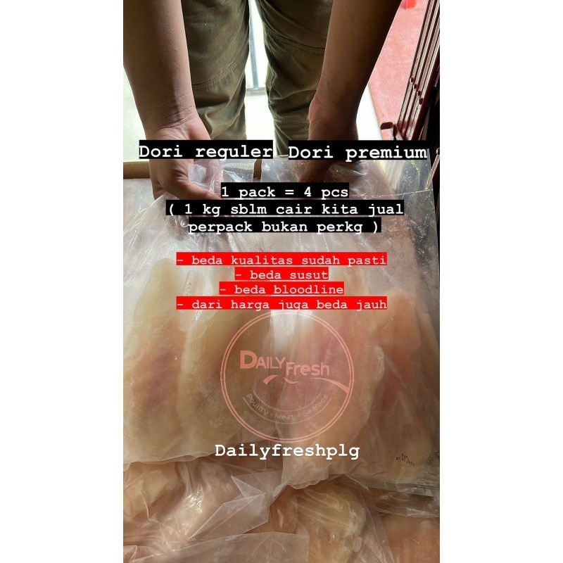 

IKAN DORI | DORY FILLET 1KG (Mohon cek deskripsi)