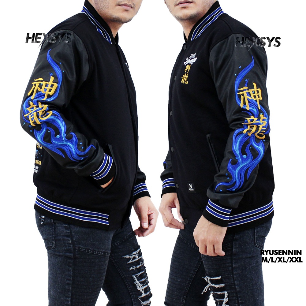 BEST DEALS BOSSQUE X HEXSYS-RYUSENIN JAKET VARSITY BORDIR BREAKSIDE BASEBALL KREMLIN JAKET VARSITY