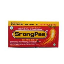 

Jamu Tradisional Stamina Pria SRONGPAS Pasak Bumi Ginseng Obat Sakit Nyeri Otot Pinggang Pegal Linu