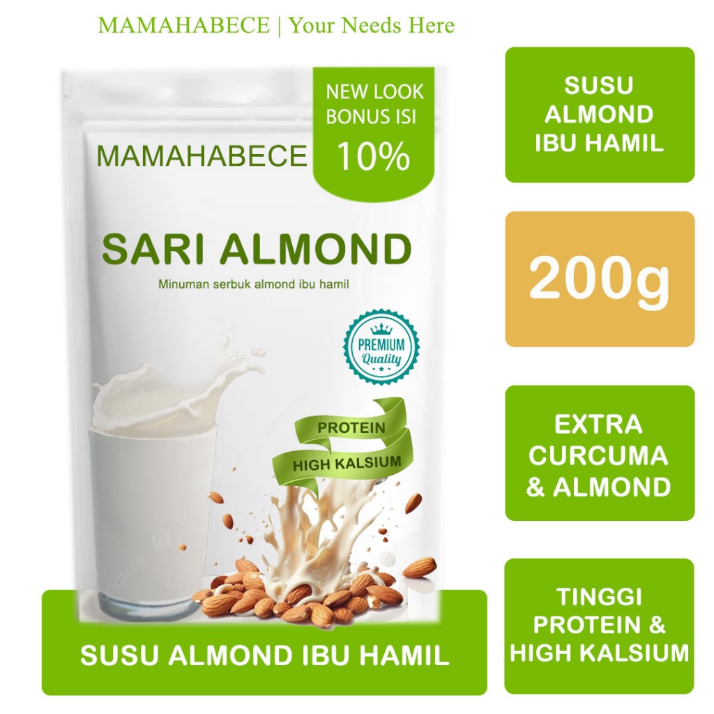 

Susu Bumil Almond Ibu Hamil Trimester Susu Ibu Hamil Muda Susu Bumil Trimester Susu Hamil Prenagen Lova Prenagen Lactmom Mamahabece (200g)