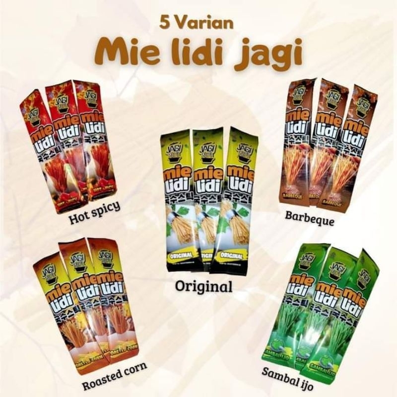 

Mie Lidi Jagi Paket Usaha 1 4 pack isi 100pcs Non MSG dan Gurih