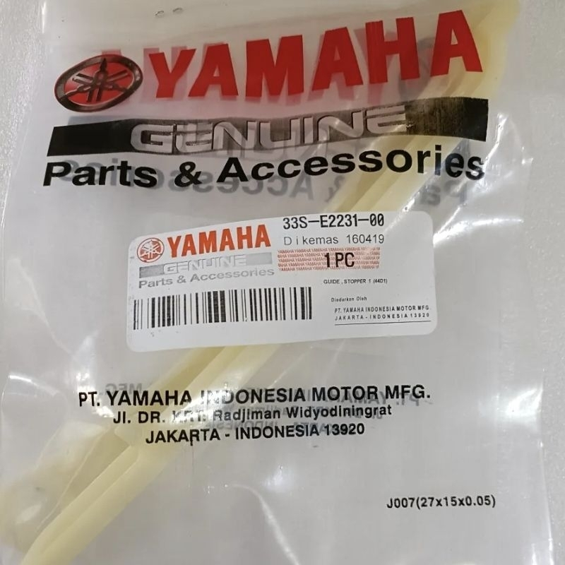 Karet Tensioner Xeon RC Xeon GT 125 33S/44D Lidah Tensioner Xeon