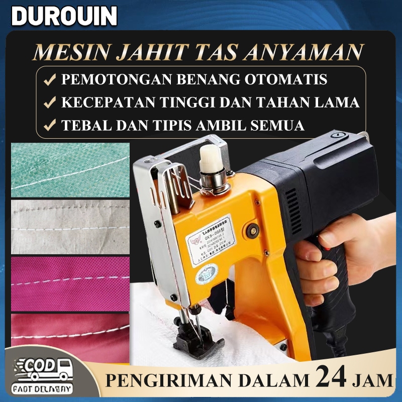 Durouin-GK9-800 FLYINGMAN mesin jahit portable / Mesin Jahit Karung / Portable Portable Bag Close Mesin Jahit Karung Beras