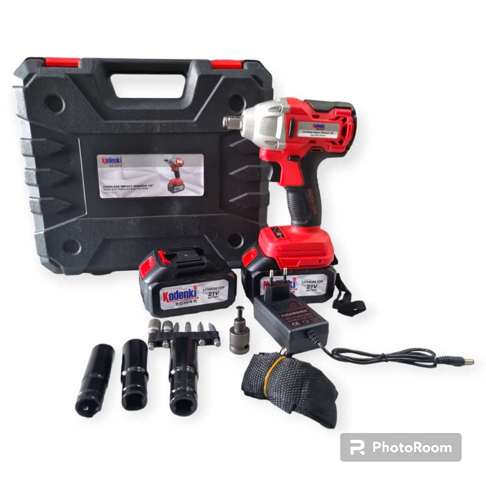 KODENKI CIW101 Impact Wrench Cordless Brushless Impact Baterai Mesin Impact Wrench