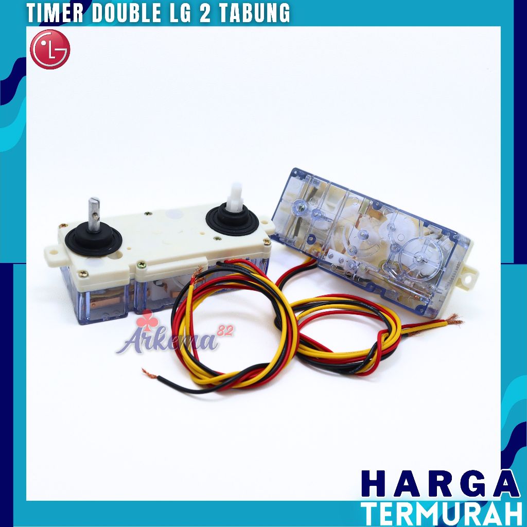 TIMER MESIN CUCI LG 2 TABUNG TIMER MESIN CUCI LG TIMER DOUBLE 3 KABEL TIMER WASH DOUBLE 3KABEL