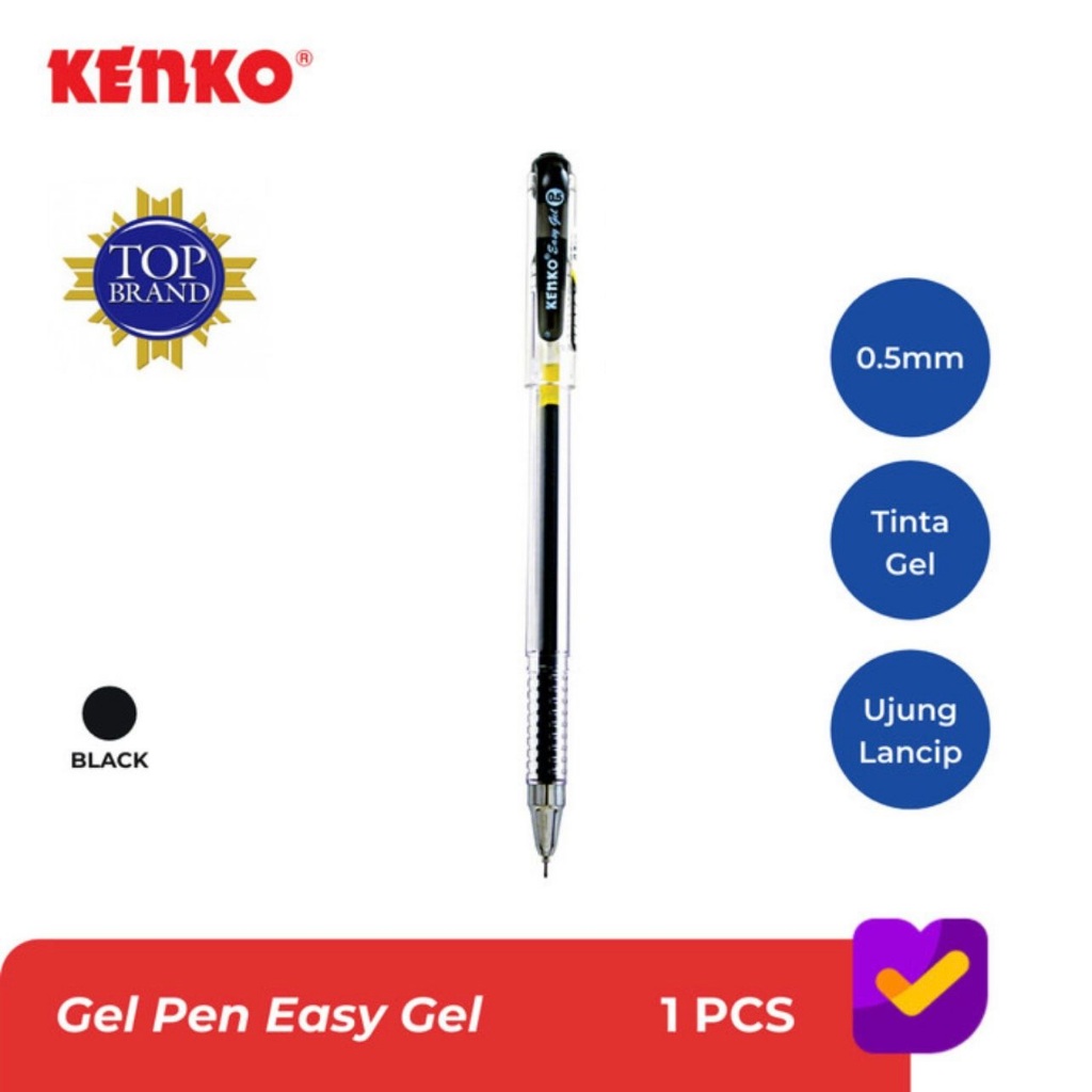 

Pulpen / Easy Gel Pen 0.5 mm Kenko