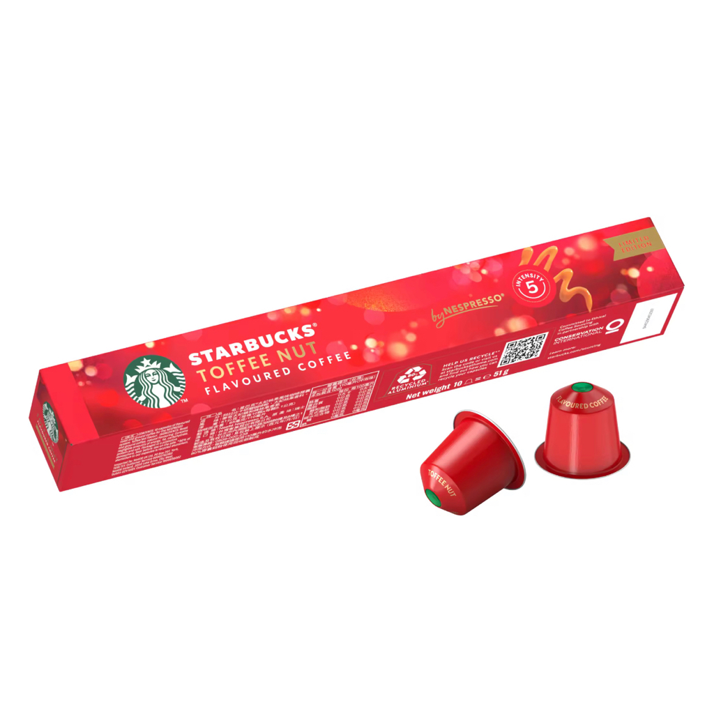 

Starbucks NESPRESSO Toffee Nut Coffee Capsule - Limited Edition