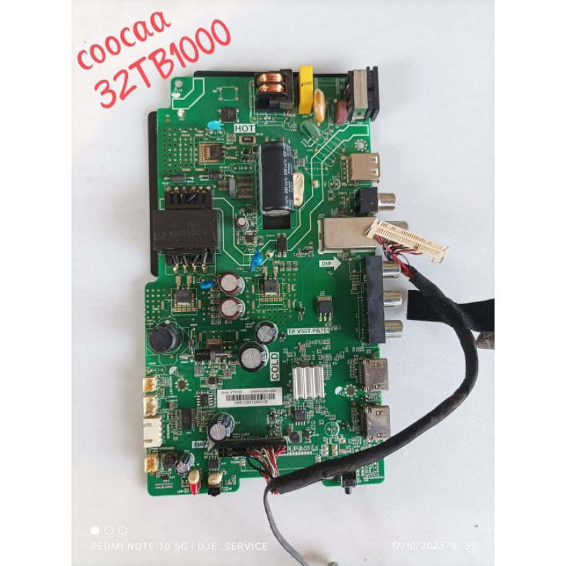 MB COOCAA 32TB1000-32TB1000 MAINBOARD MODUL MESIN TV LED
