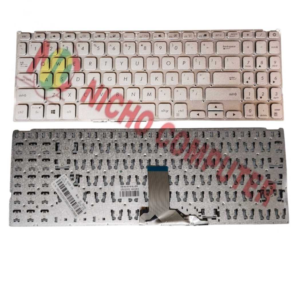 Keyboard Asus Vivobook 15 A509 A509f A509fa A509fj A509ma - Silver