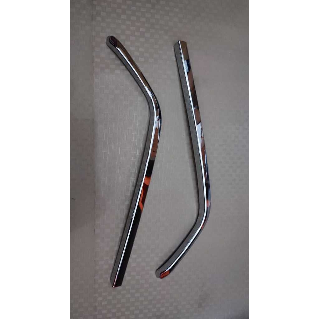 Front Bumper Trim Mobil Grand Kijang Innova Cover Chrome