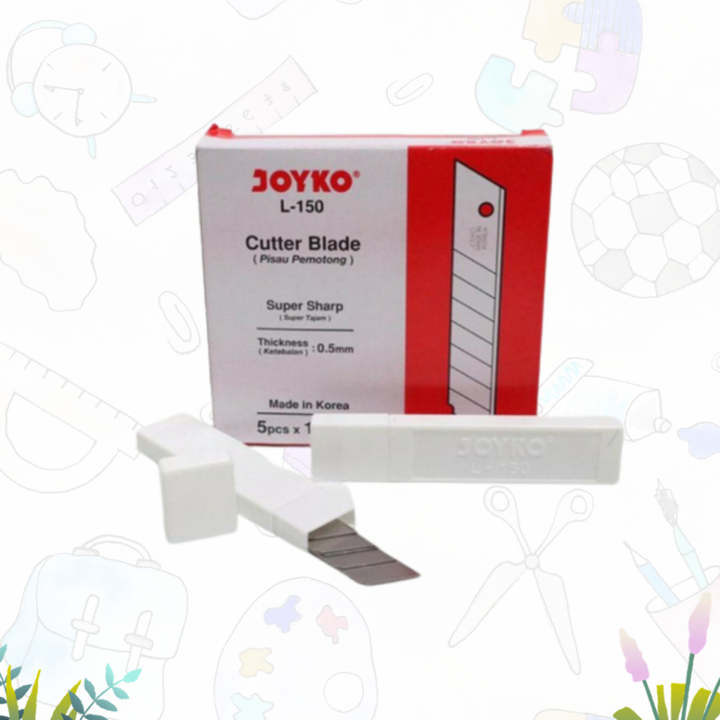 

Cutter Blade L-150 Joyko / Isi Cutter / Pisau Pemotong / L-150 Joyko / Cutter (TUBE)