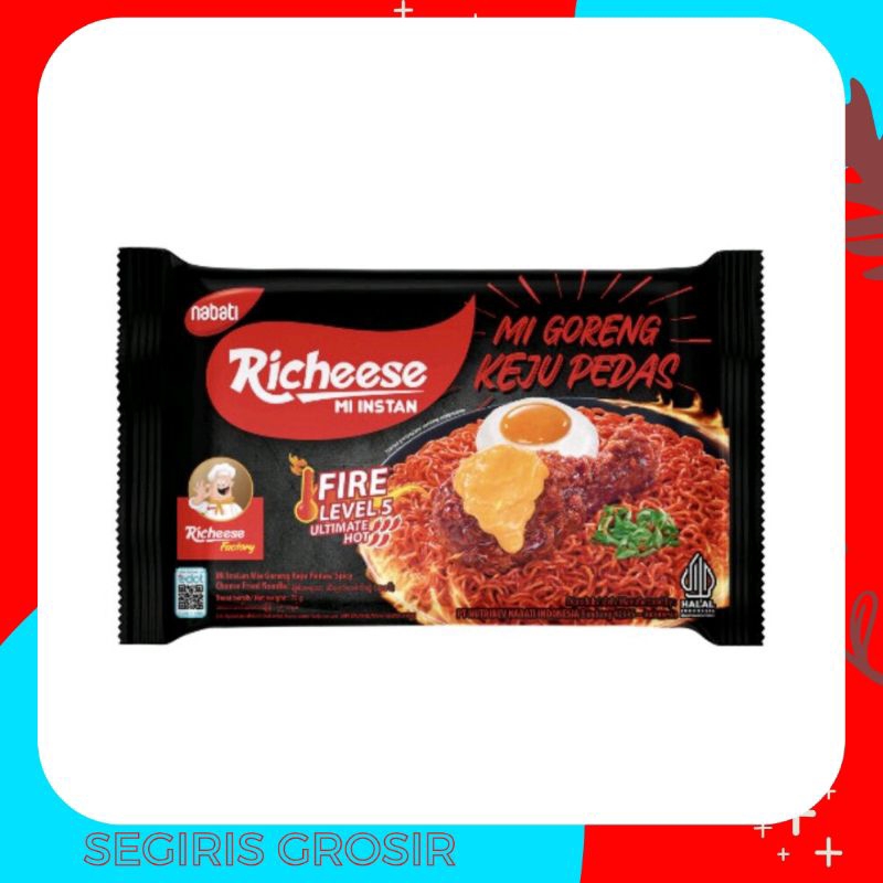 

Richeese Mie Goreng Instan Keju Level 5