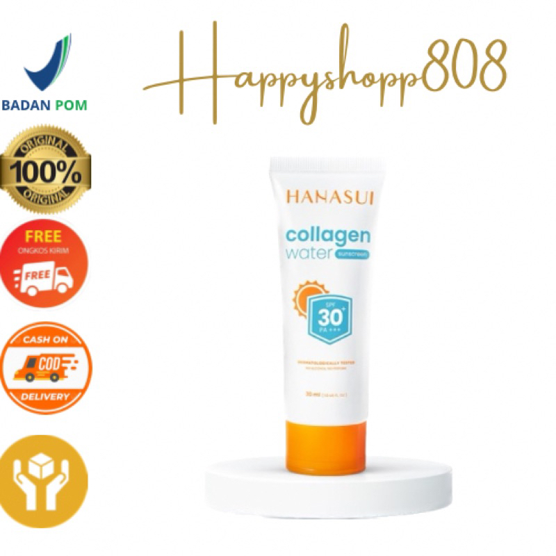 HANASUI SUNSCREEN SPF 30 BPOM Hanasui Collagen Water Sunscreen SPF 30 | Sunscreen Hanasui