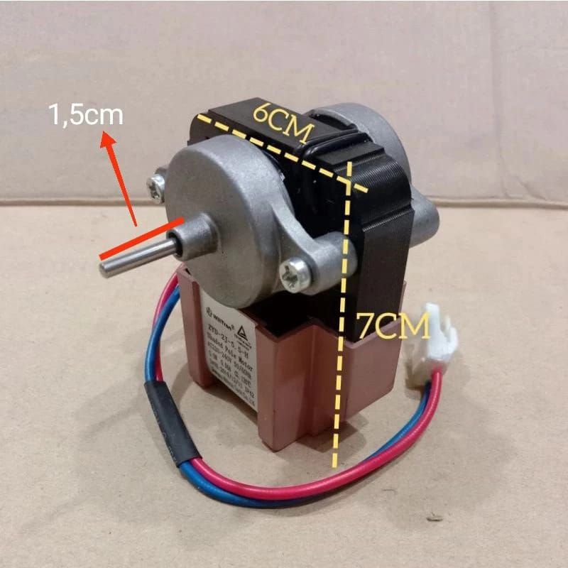 Dinamo fan kulkas polytron | Motor fan kulkas beleza