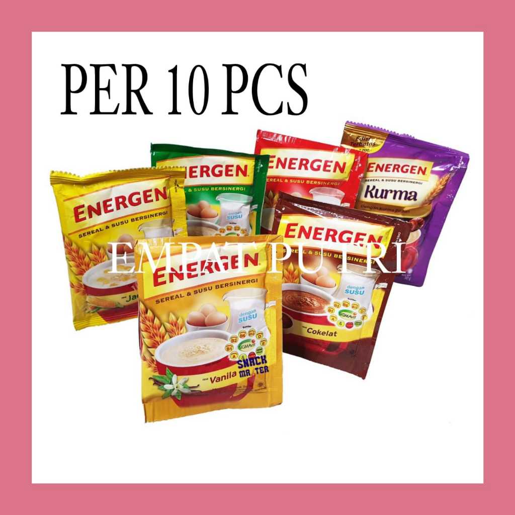 

Energen Sereal Cereal Kemasan Renceng Gantung isi 10 pcs