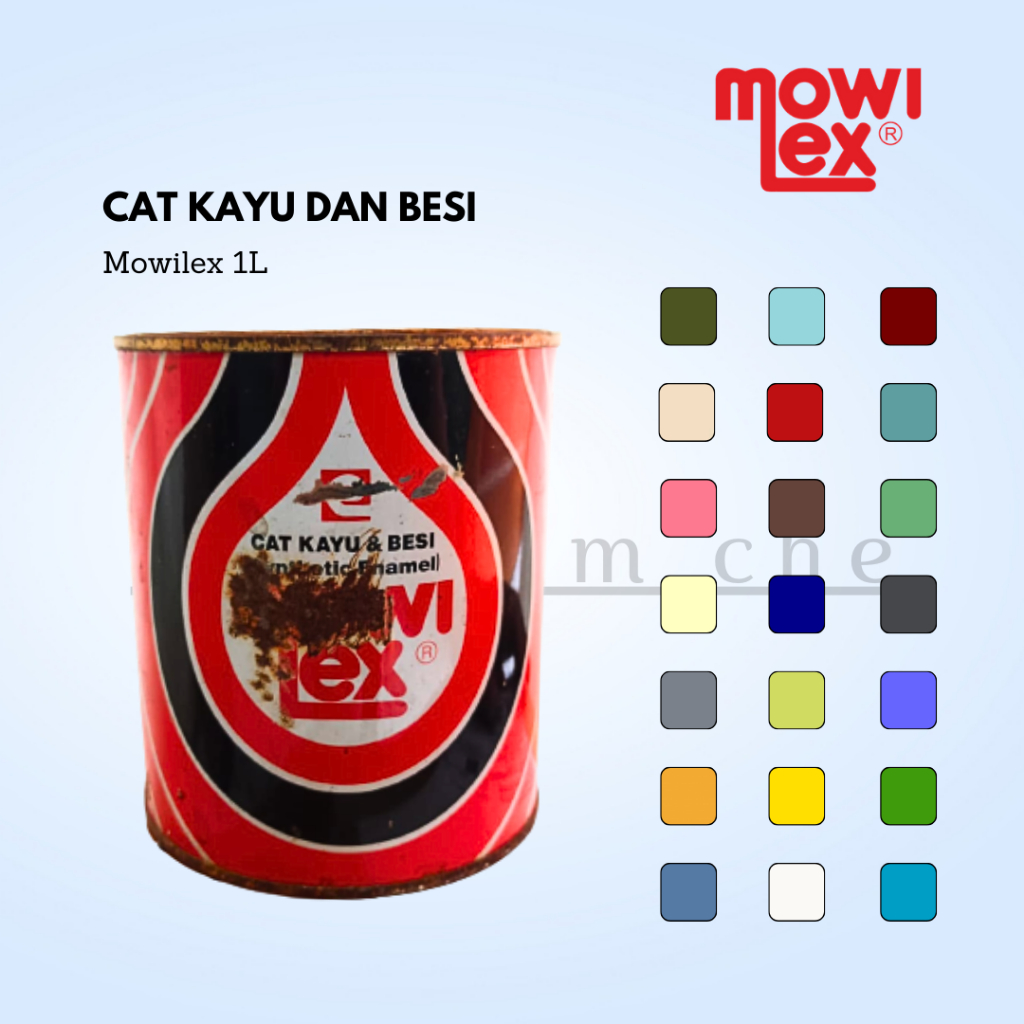 Murah Cat Kayu dan Besi Mowilex Emulsion 1 Kg Sale Sisa Proyek Segel