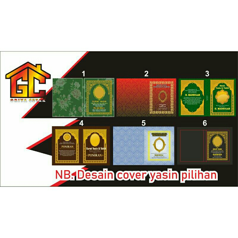 

buku yasin murah ( custom )