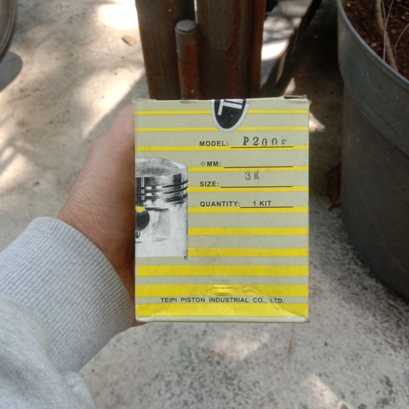 piston seher kit set oversize 3M vespa p200e Excel Spartan merk tp Taiwan