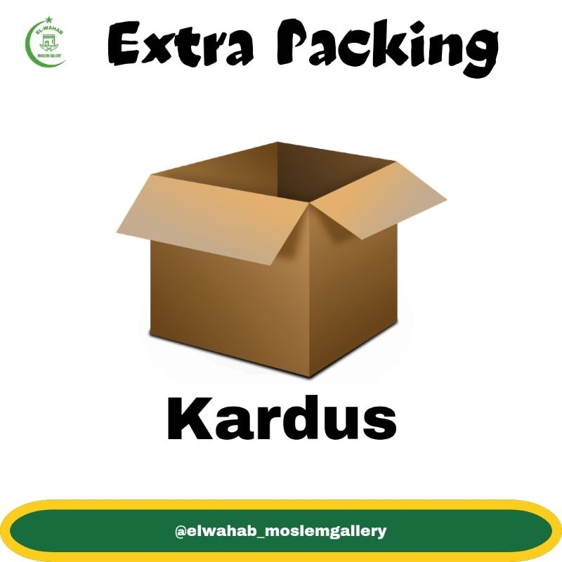 

EXTRA PACKING KARDUS agar paket lebih aman