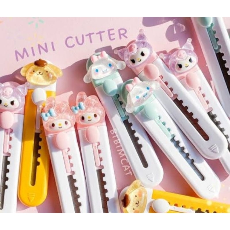

COD✨️Cutter Mini Characther Sanrio Full Varian Karakter sanrio Lucu dan gemoyy Poull haruss belii...