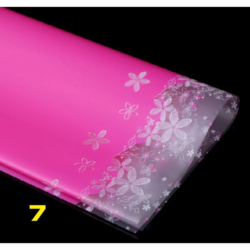 

*10 lembar*kertas cellophane buket bunga