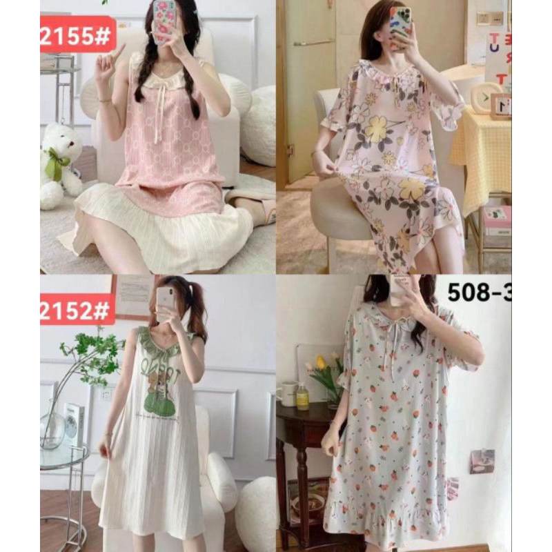 [Fanetta Fashion] Baju Tidur Piyama Daster Import Good Quality Korea Untuk Anak Dan Remaja