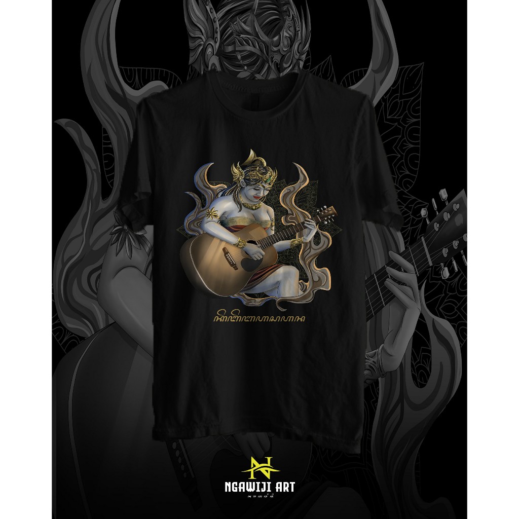 Kaos sablon/baju sablon/wayang kulit/wayang/musik/Shinta/kaos karakter/baju karakter/kaos musik/baju