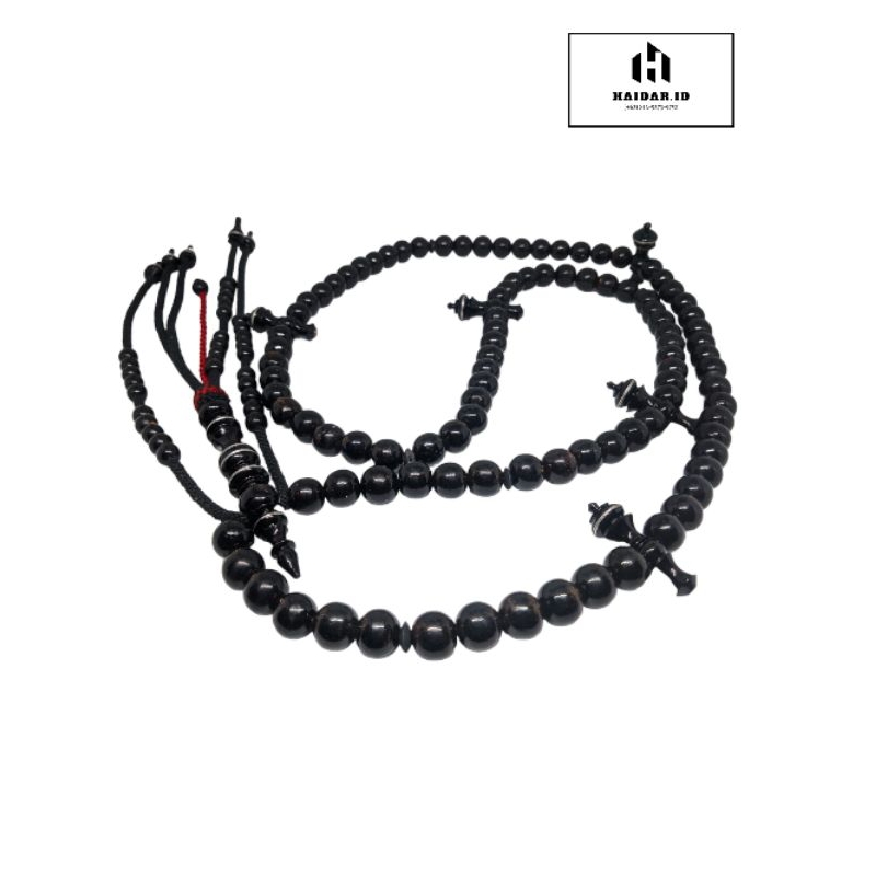 Tasbih TIJANI YUSER Hitam - Asli YUSER Nusantara - 10mm