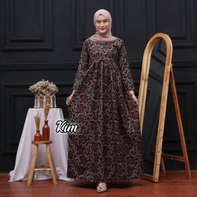 Batik GAMIS Terlaris diShopee Gamis Batik BEST SELLER BUSUI Terkini Gamis Batik Modern ALLSIZE DAN J