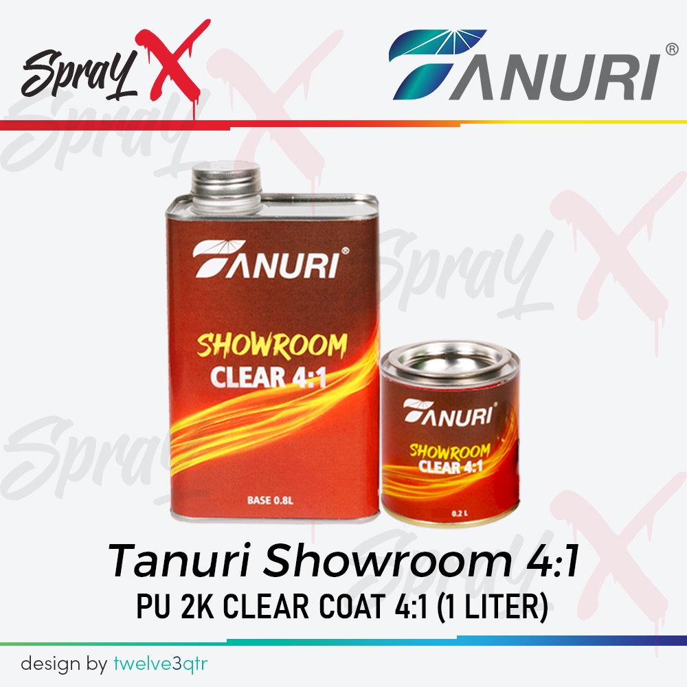 TANURI SHOWROOM 2K CLEAR COAT 4:1 VOLUME 1 LITER / TANURI SR41