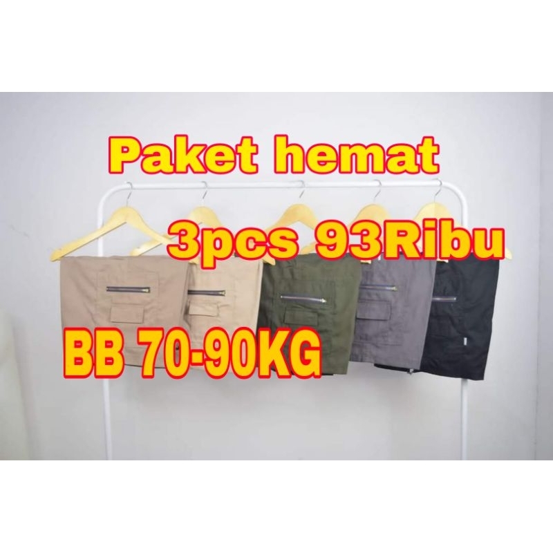 Celana Pria Pendek Jumbo Sirwal kolor dewasa