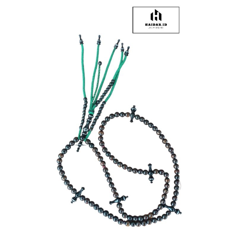 Tasbih TIJANI YUSER Semi Gold - Asli Yuser Nusantara - 8mm