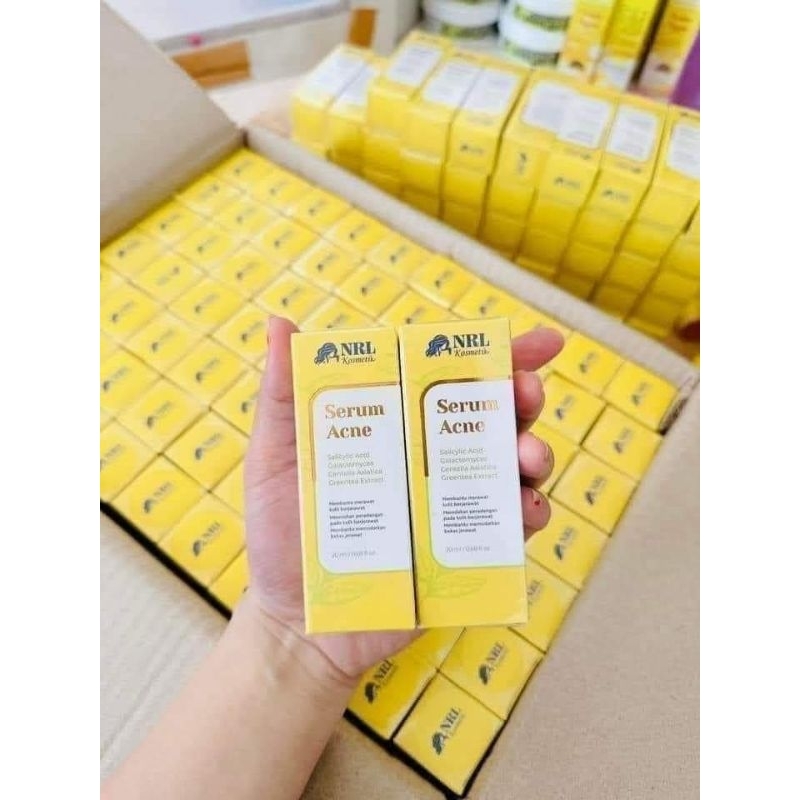 SERUM ACNE NRL BPOM ORIGINAL 100% AMPUH OBAT JERAWAT CREAM NRL GLOWING
