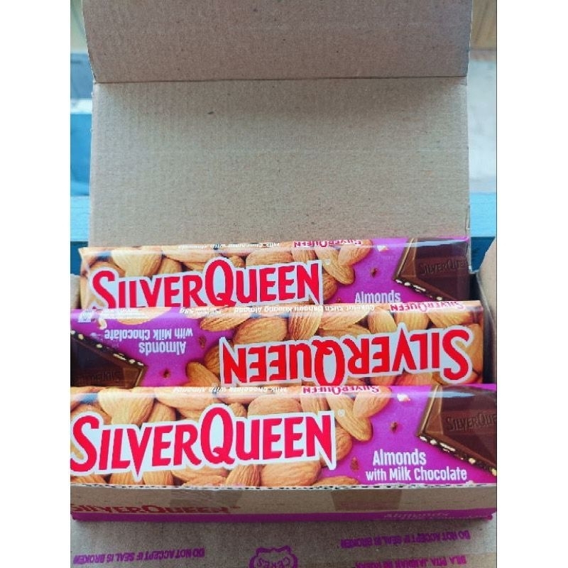 

COKELAT SILVERQUEEN ALMOND 58 gram ISI 10