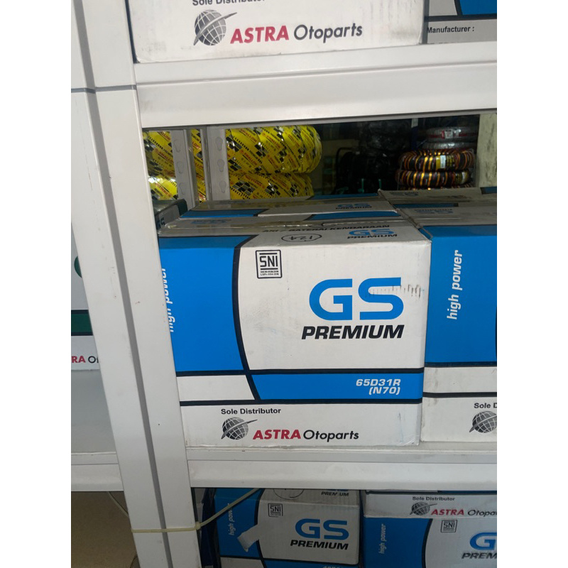 Aki GS N70 (70 Ampere) Premium ASTRA ASLI