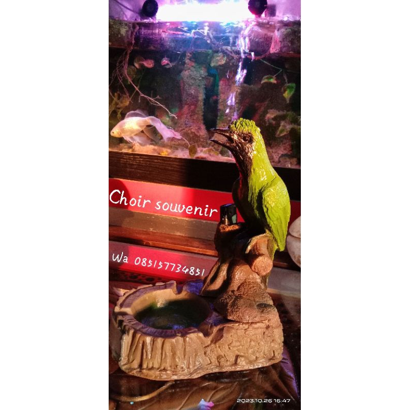 #asbak #burung #cucakijo #asbak+korek #asbakUnik